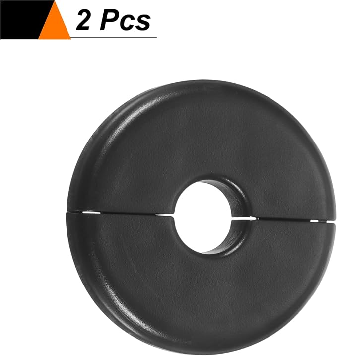 HARFINGTON 2pcs Wall Split Flange 11mm/0.4" Self-Adhesive Plumbing Cover Plates - Image 3