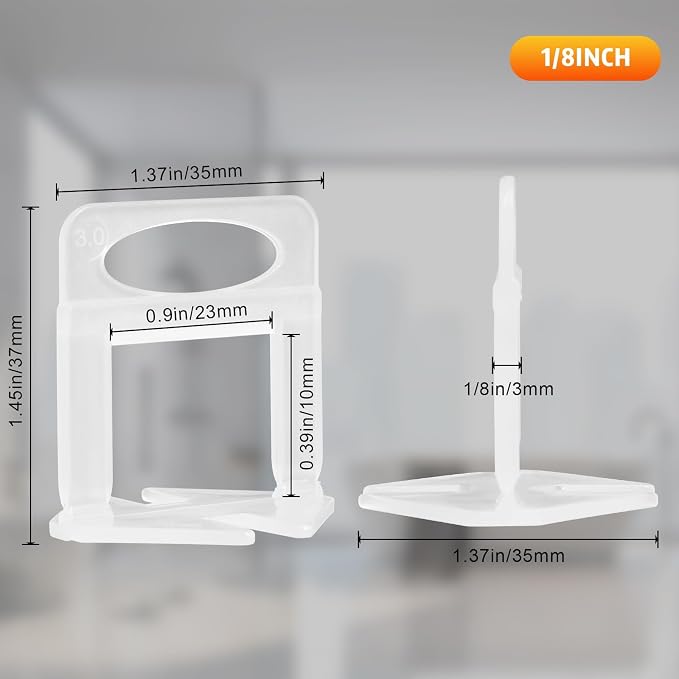 DGSL 4500 Pcs Tile Spacers1/8 Inch, Tile Leveling System - Image 2