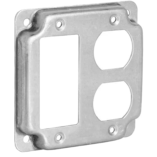 2-Gang Rocker and Duplex Electrical Box Cover by AirmontProducts