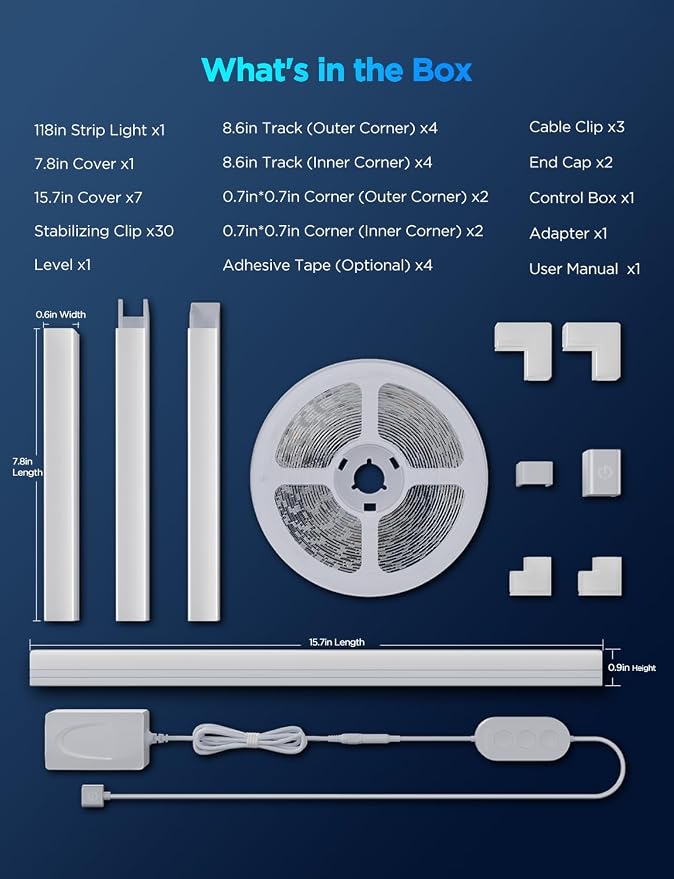 Govee RGBIC LED Strip Lights 9.8ft - Image 6