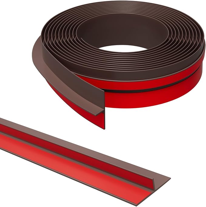 Elvone T-Shaped Weather Stripping Seal, 1.97 in x 20 ft | Flexible door seal by Elvone