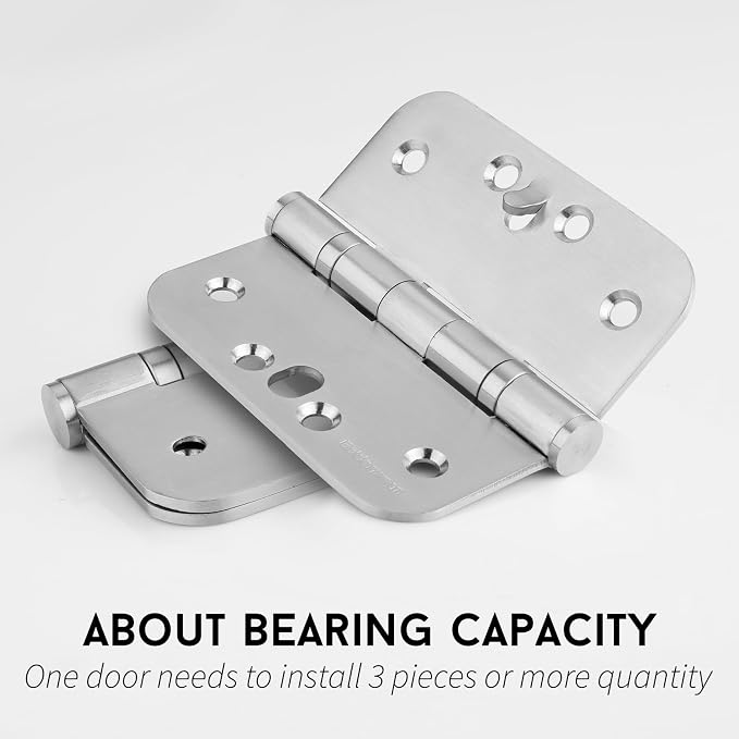 goldenwarm 3 Pack Ball Bearing Security Door Hinges - Image 5