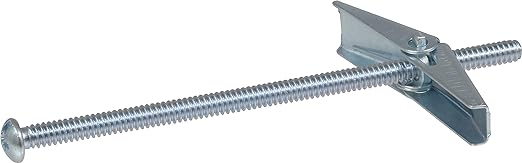 Hillman Toggle Bolts, 3/16in x 3in, 50 Pack, Zinc | Steel round head by Hillman