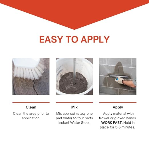 Tenon Instant Hydraulic Cement, 10 Pounds | Hydraulic Water Stop Cement - Image 5