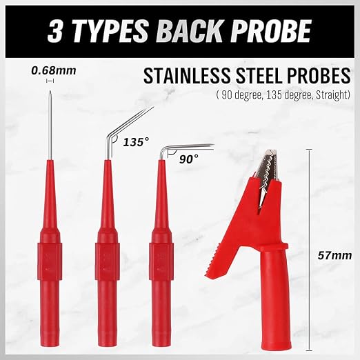 SWANLAKE 22-Piece Back Probe Kit, Automotive Electrical Circuit Diagnostic Tool - Image 3