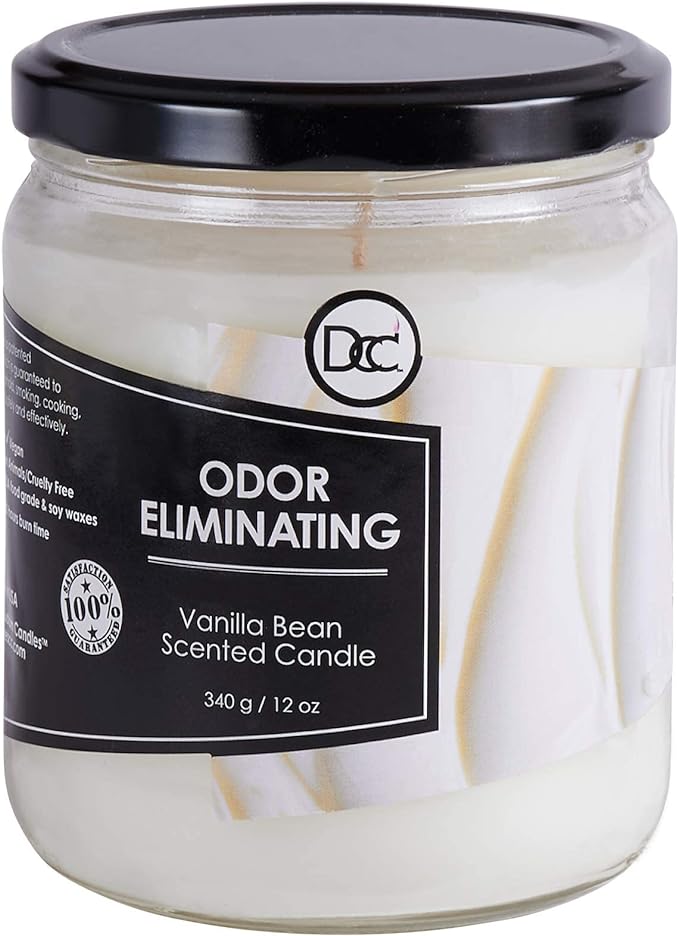 Vanilla Bean Odor Eliminating Highly Fragranced Candle by DiannesCustomCandles