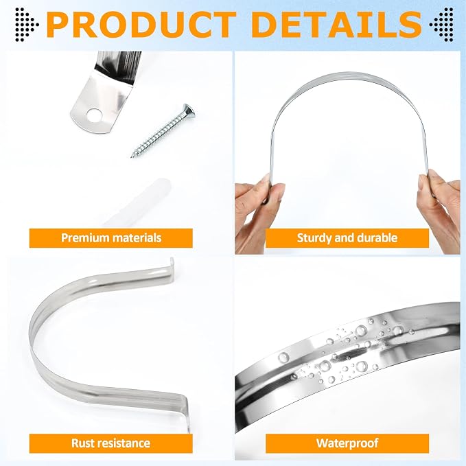 24PCS 4 Inch Conduit Clamp, Pipe Hangers - Image 4