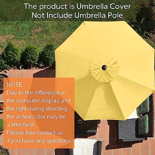 EliteShade USA 9FT Patio Umbrella Replacement Covers 8 Ribs Market Umbrella - Image 2