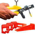 Tile Leveling System – 400 Tile Spacers + 200 Reusable Wedges + 1 Tile Plier – by EMAISTORE