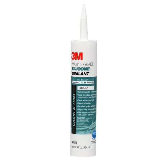 3M Marine Grade Silicone Sealant, 304 mL Cartridge | by Unknown