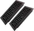 Howeall 4x10 Inches 2 Pack Heavy Duty Walkable Floor Register Easy Adjust Air by Howeall