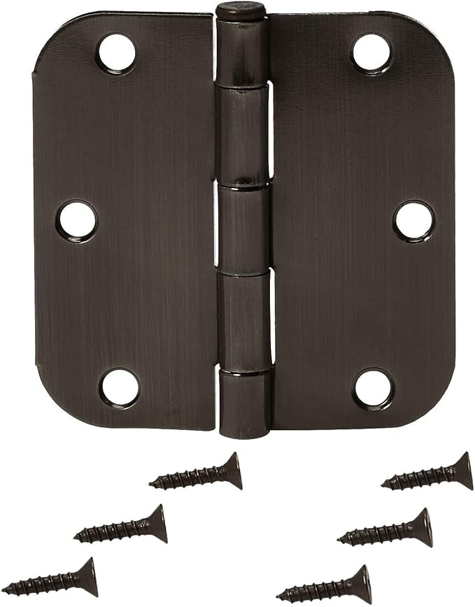 Amazon Basics Rounded 5/8 Radius Interior Door Hinges - Image 3