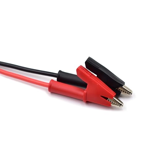 zhenyu 2 Pcs Dual Ended Crocodile Alligator Clips, 14AWG Test Lead Wire Cable - Image 6