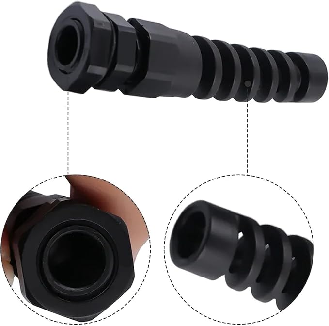 Cable Glands PG9 Nylon Cable Gland Waterproof joints - Image 6