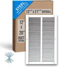 Handua 12"W x 20"H Steel Return Air Grille Vent Cover Grill by Handua