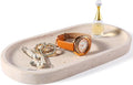 Natural Marble Tray for Bathroom, Vanity Decorative Marble Trays for Countertop by Koville