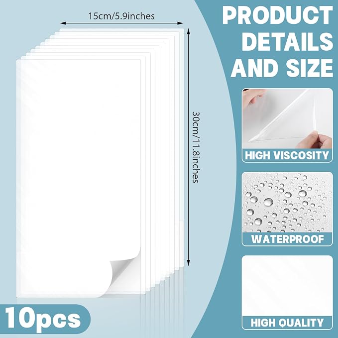 10 Pcs Bathtub Hole Patch Siding Wall Repair Kit Waterproof Patch Holes - Image 3