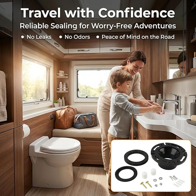 RV Toilet Seal and 3" Socket Floor Flange - Image 7