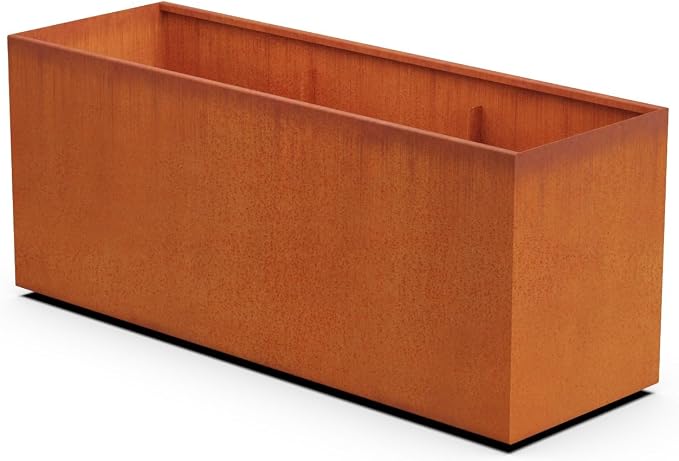Large Rectangular Planters for Outdoor Plants by Plantercraft