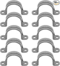 1 Inch PVC Pipe Strap, 2-Holes Conduit Pipe Clamps Plastic Pipe Supports by BENLIUDH