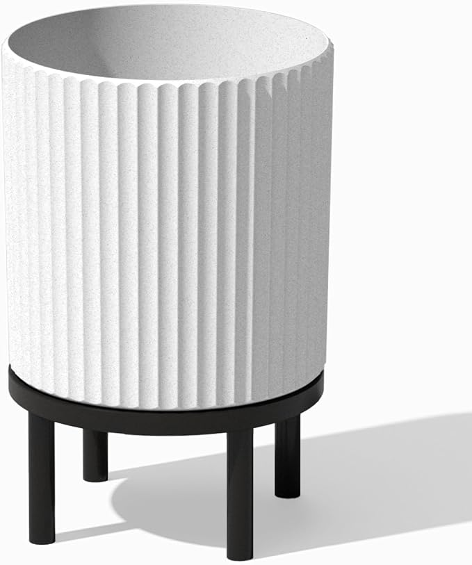 Veradek Demi Series Round Planter w/ Stand by VeradekOutdoor