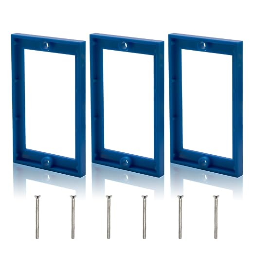 HXH Single Gang Receptacle Outlet Box Extender, 1/4 Inch, 3 Pack | by HUIXHAO