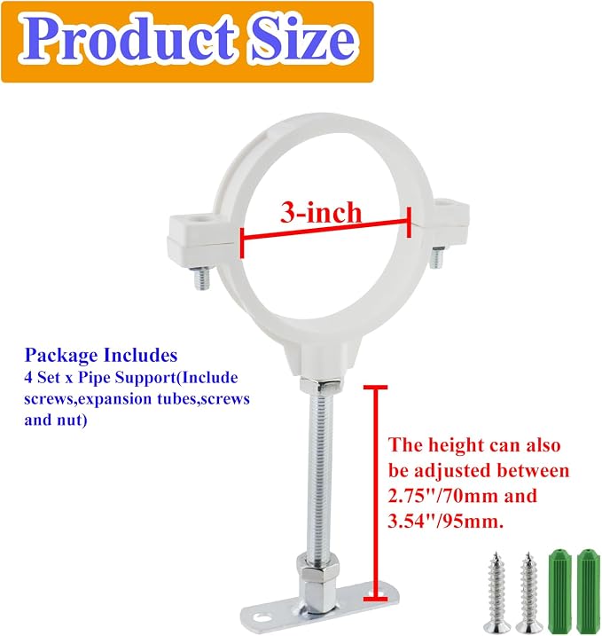 Wall Mount Pipe Support Suitable - Image 2