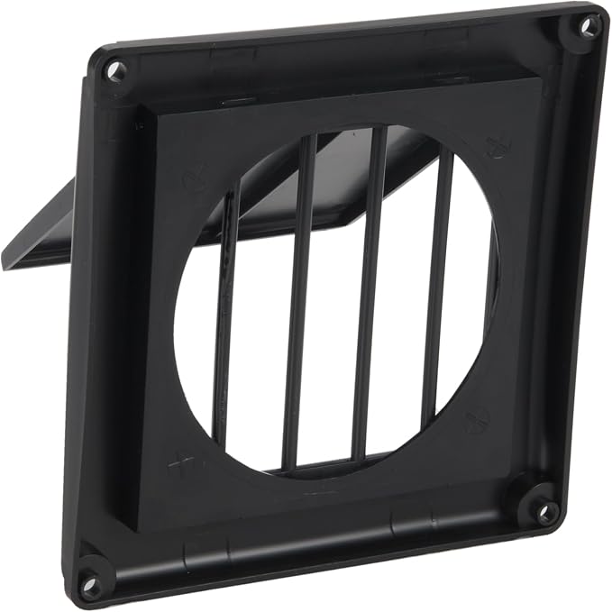 EverSafe 4" Dryer Vent Cover for Exterior Wall Vent Hood Outlet, Auto Airflow - Image 5