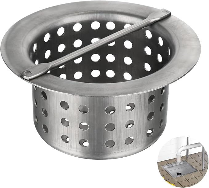 Commercial Floor Trough Drain Strainer Basket Cover by Sepaitek