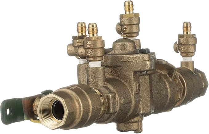 Watts 3/4" Lead Free Reduced Pressure Zone Assembly, Quarter Turn Shutoff Valves - Image 2