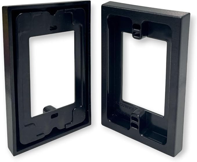 iMBAPrice BES1-BK Black Electrical Box Extender 5 Pack, 1-Gang 5/8" - Image 6