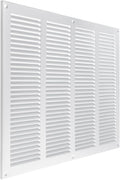 16 x 12 Inch White Galvanized Steel Return Air Register Vent Cover, AC Vent by ECOPROVENT