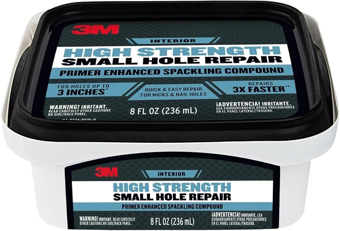 3M High Strength Small Hole Repair, 8 oz | Small Hole Repair Primer Enhanced by Unknown