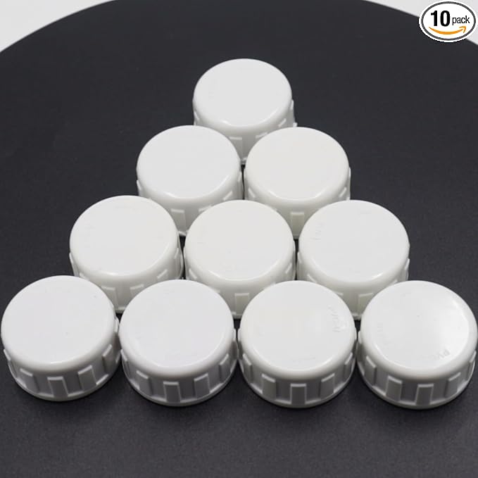 1 Inch BSPT Female PVC End Caps, 10 Pack | Fitting, by Joyangy