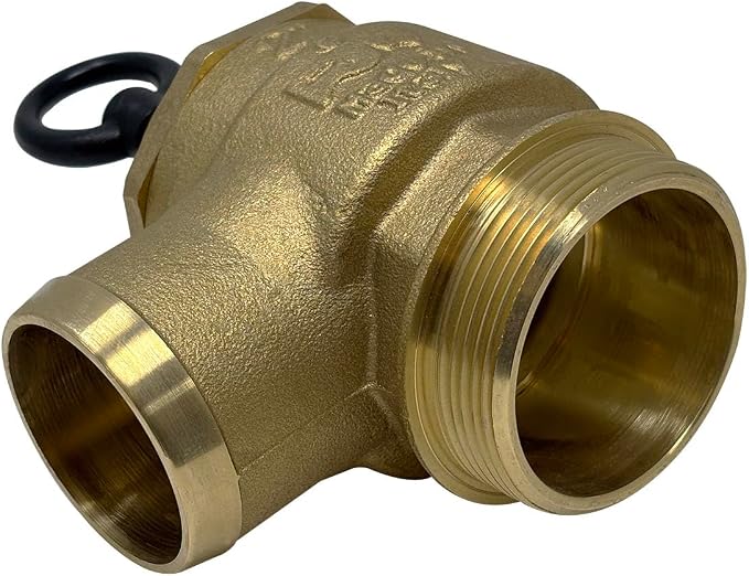 Brass Pressure Relief Valve, 300 CFM, Fully Adjustable - Image 3