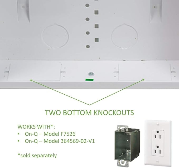 Legrand - OnQ 14 Inch Cable Management, In-Wall 20-Gauge Media Box, Structured - Image 8