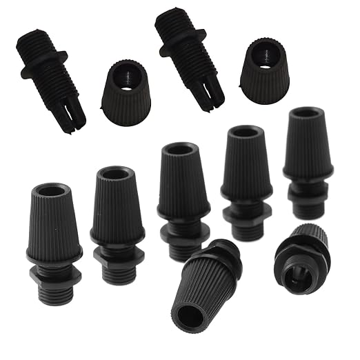 50 Pack Light Socket Grip Strain Relief M10 Screw Coupler Sleeve Connector - Image 7