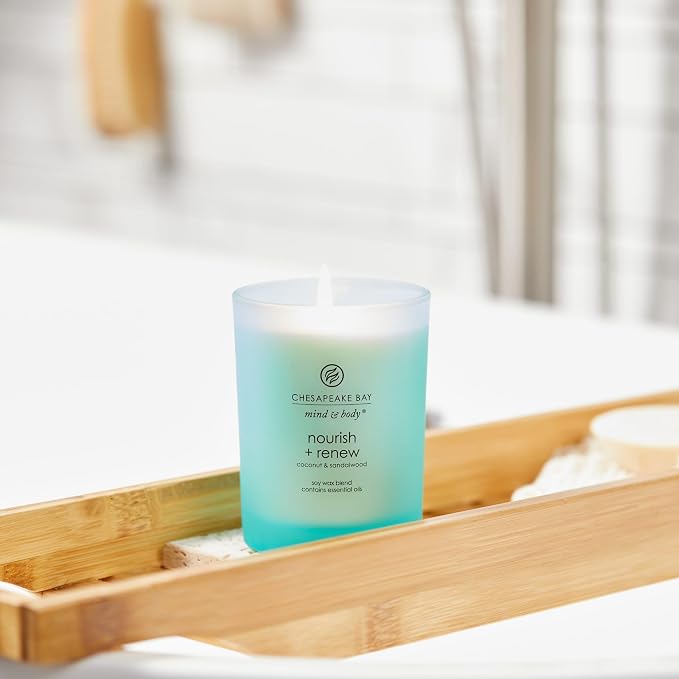 Chesapeake Bay Candle Mind & Body Medium Jar Candle Nourish + Renew - Image 4