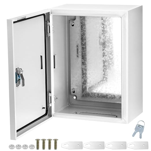 QWORK Steel Enclosure, Waterproof by QWORK