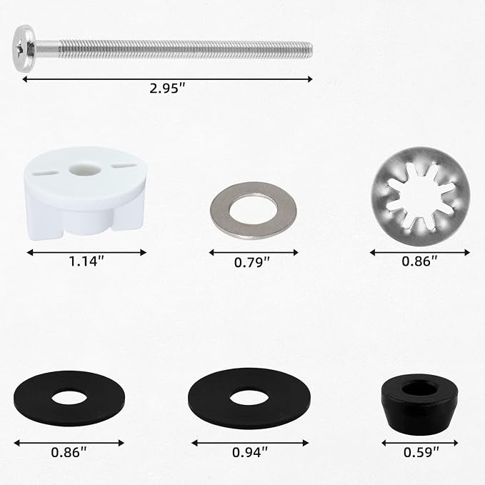 Universal Toilet Seat Bolts Kit - Image 4