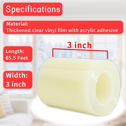 Window Sealing Tape, Window AC Insulation Tape, No Residue, 3 Inch x 65 FT | - Image 2