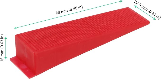 FUNSUEI 600 PCS Tile Leveling Wedges, Reusable Wedges, DIY Leveling System - Image 2