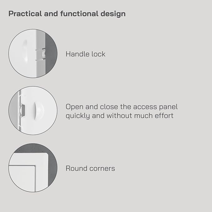 Vent Systems Access Panel for Drywall 8 x 12 Inch - Image 4