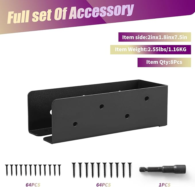 8 Pcs of 2"x8" Concealed Joist Hangers - Image 4
