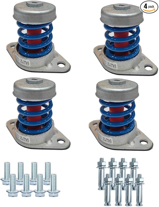 Floor Mount Vibration Isolator for Heavy Machine, Spring vibration damping by GELANZIWA