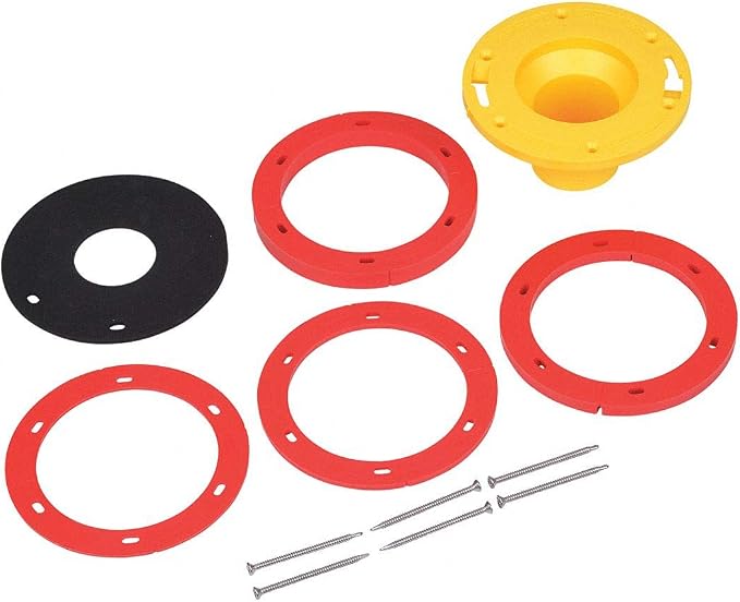 Oatey Toilet Flange Extender Kit 1/4- 1 5/8 in by Oatey