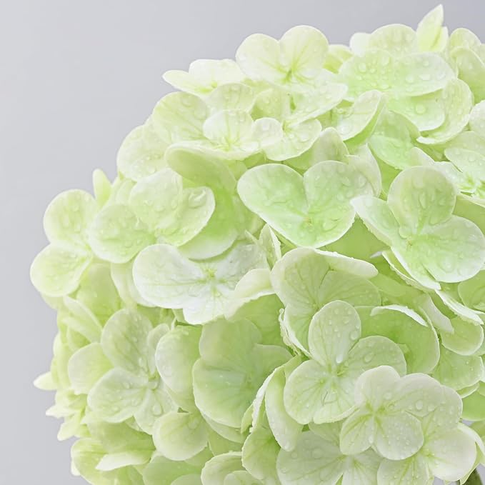 4Pcs 21in Latex Real Touch Hydrangea Artificial Flowers | Lifelike Large - Image 3