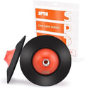 SPTA 2Pcs RO Rotary Flexible Backing Plate, Hoop-and-Loop Face PU Soft Backing by SPTA