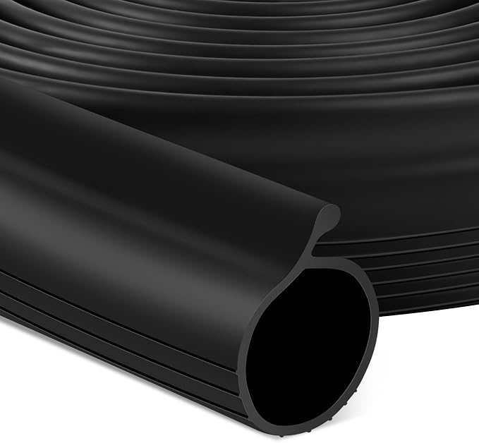 18 FT Garage Door Bottom Seal Rubber 0.19" P Bulb Bottom Garage Weather by MYFAMIREA