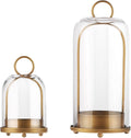 5" & 4" Wide Versatile Metal Candle Holder by Unknown